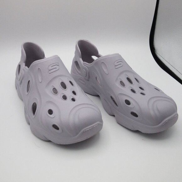 Skecher’s Foamies Dashing - It's A Vibe Slip-On Clog Sandals Purple Rubber 11 - Picture 1 of 6